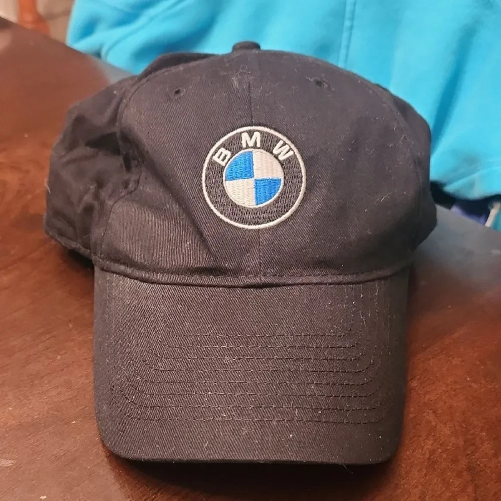 BMW Black Adjustable Hat Cap
